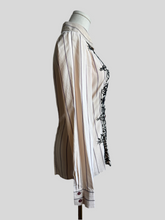 Load image into Gallery viewer, Y2K Philosophy di Alberta Ferretti Velvet Button Down Shirt