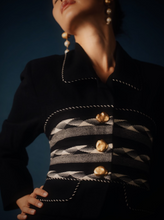 Load image into Gallery viewer, 90s Todd Oldham Wool Cropped Blazer