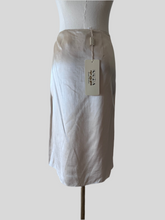 Load image into Gallery viewer, Y2K Krizia Painted Graphic Satin Skirt