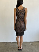 Load image into Gallery viewer, 90s Crochet Sequined Dress
