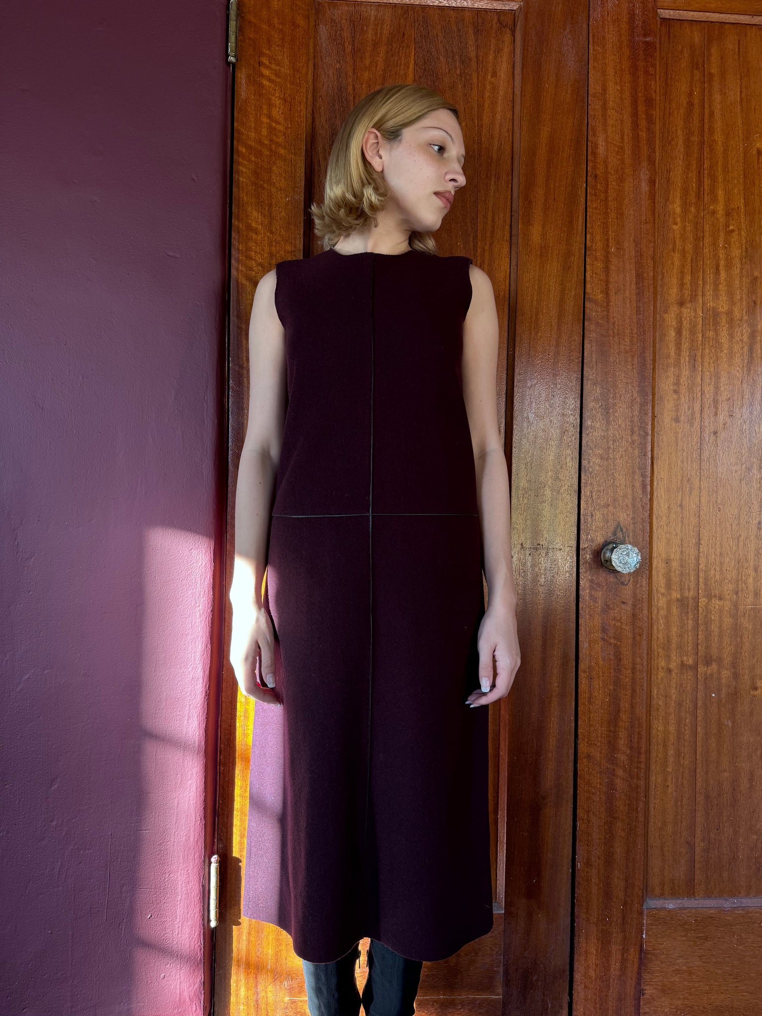 90s Calvin Klein Collection Wool Dress NOREN 90s Calvin Klein Collection Wool Dress NOREN