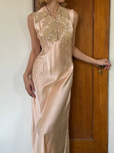 Load image into Gallery viewer, Antique 30s/40s Satin Slip Dress
