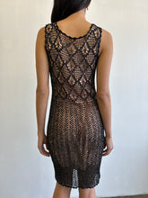 Load image into Gallery viewer, 90s Crochet Sequined Dress
